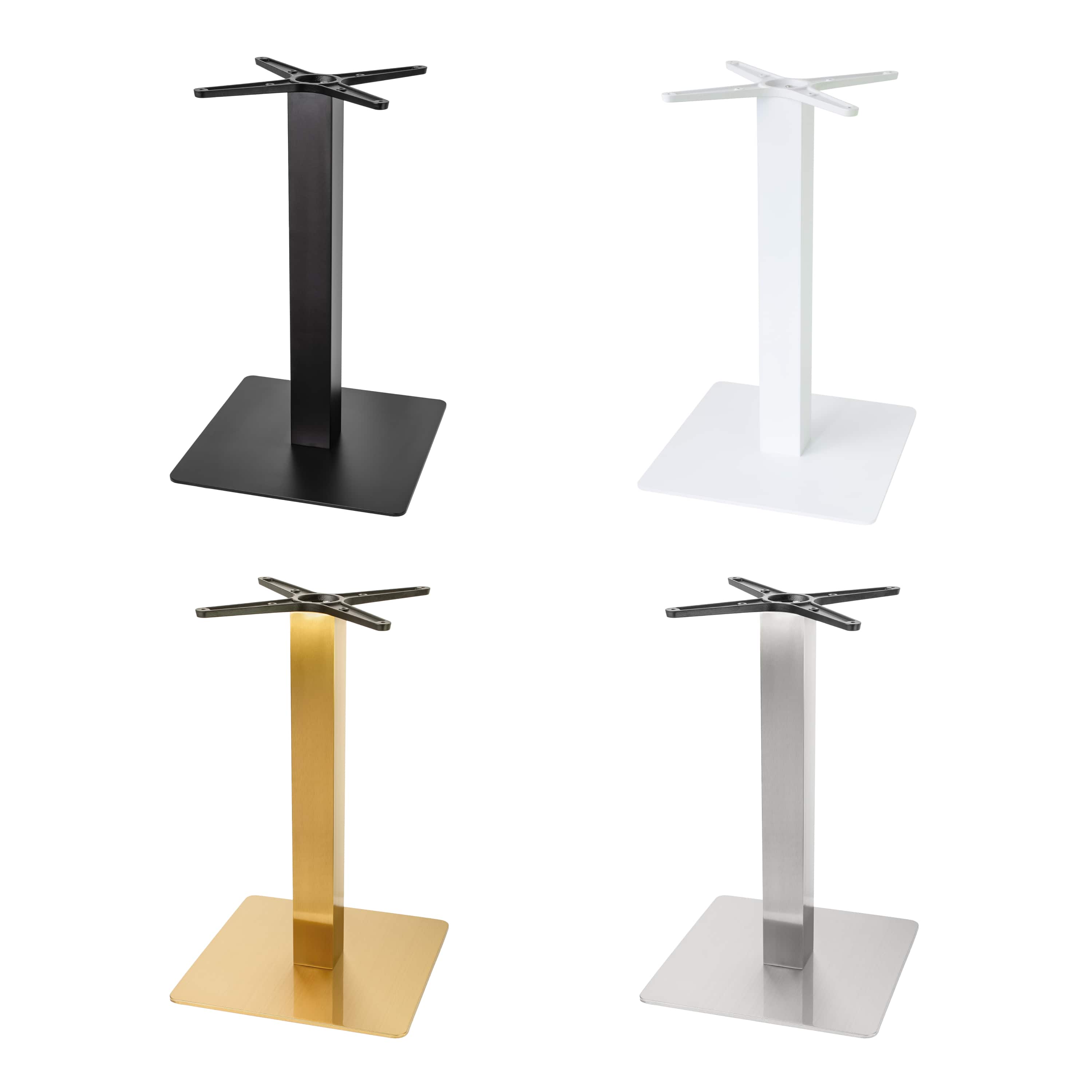 Bistrotischgestell SINGLE-ECKIG