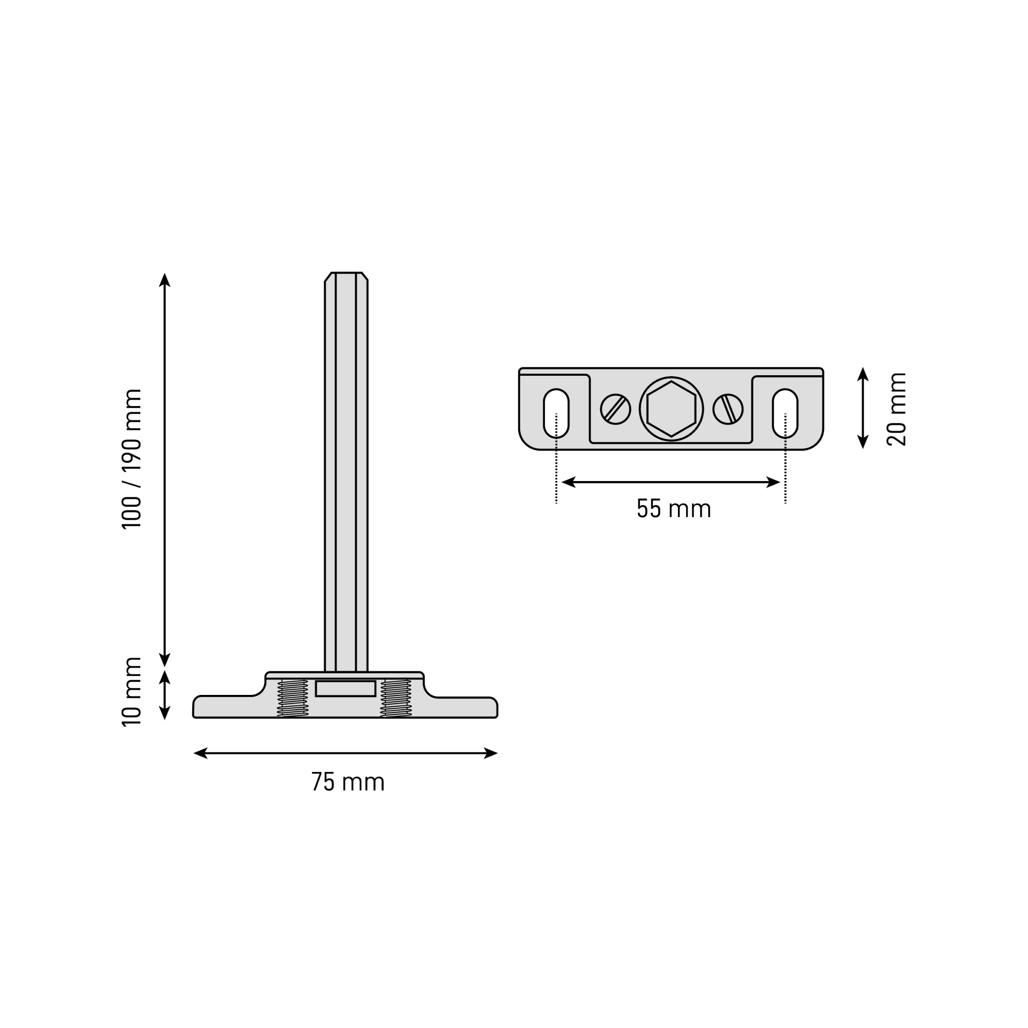 Les dimensions