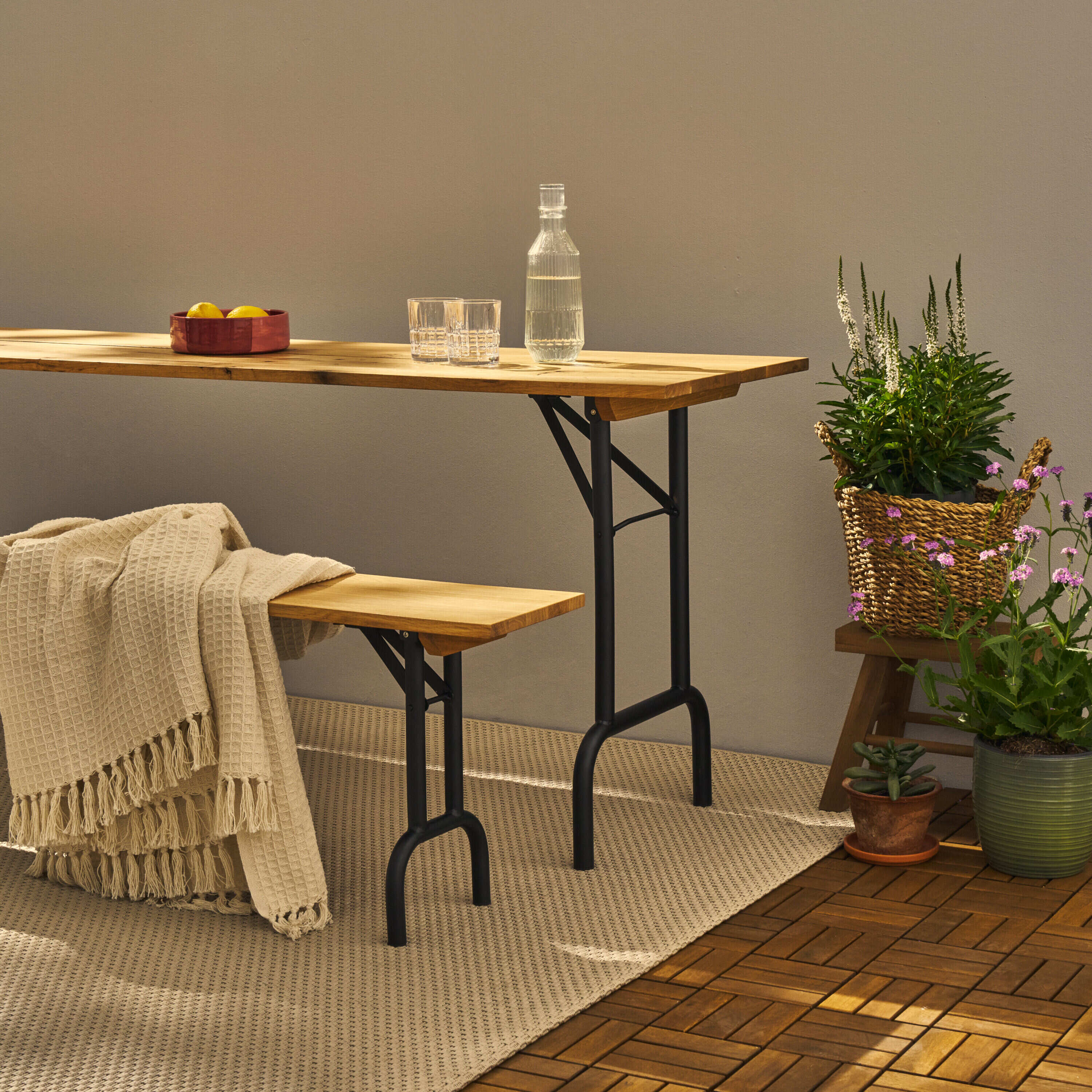 Set of 2 furniture frames BIERZELT BOW