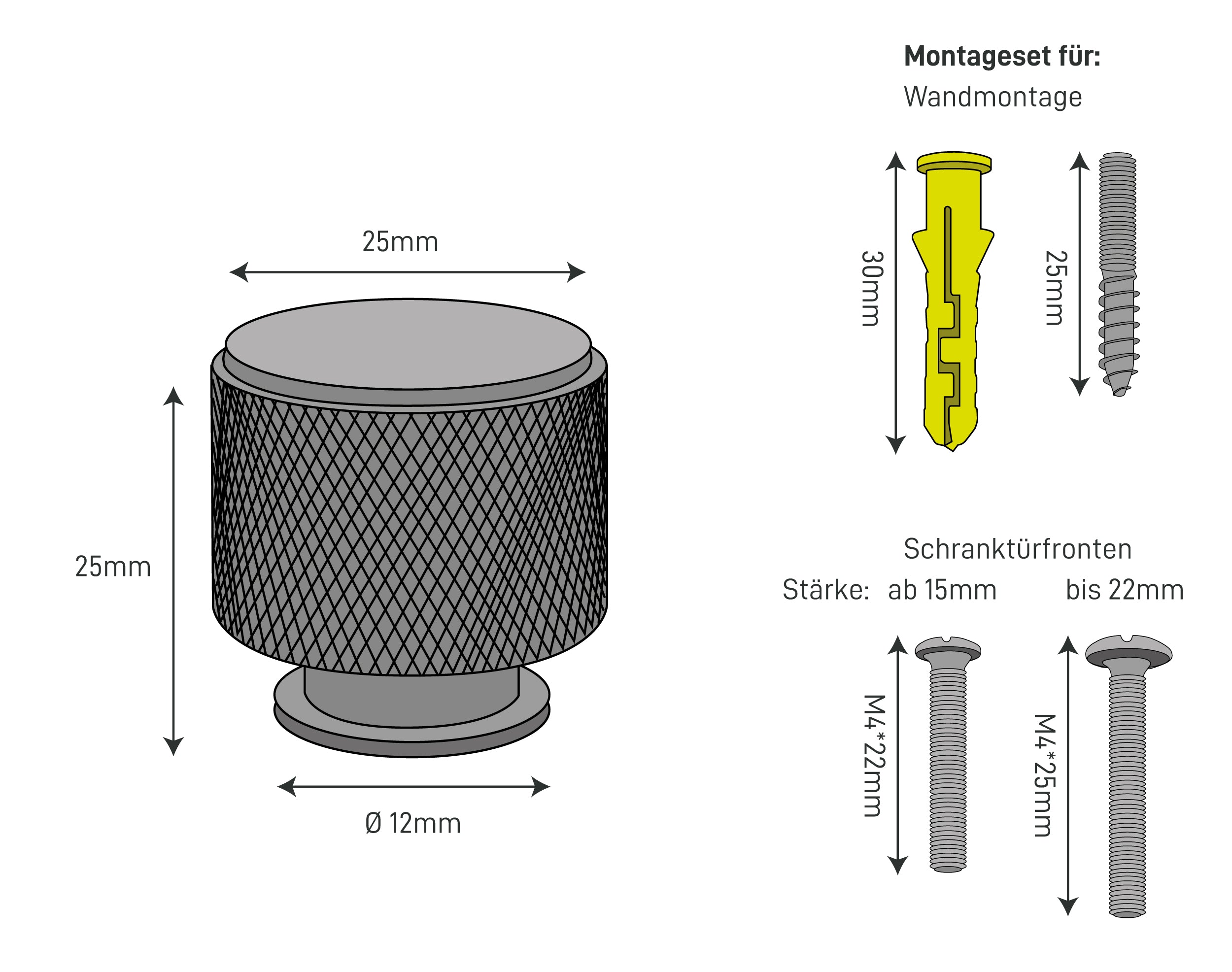 Les dimensions