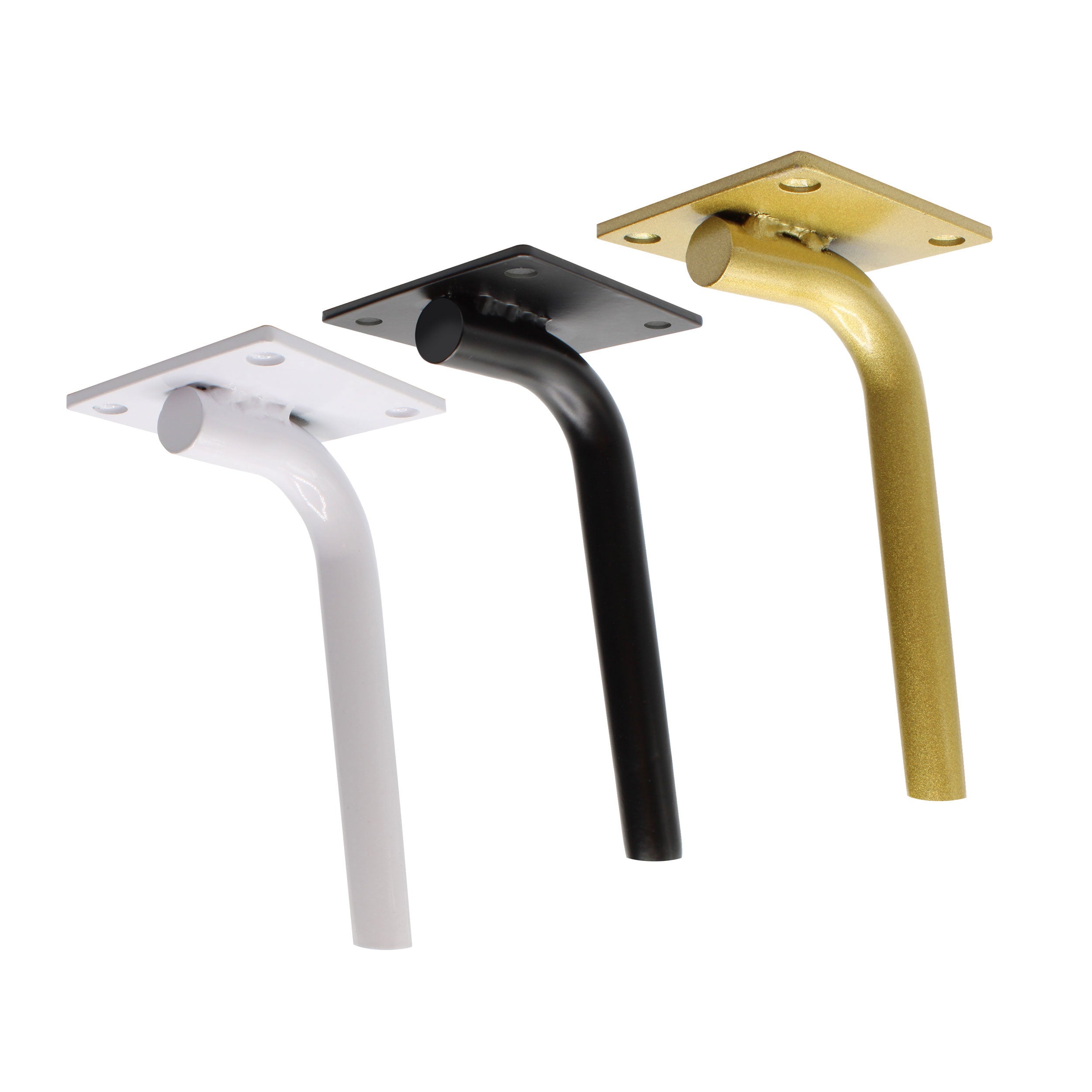 Lot de 4 pieds de meubles CURVED