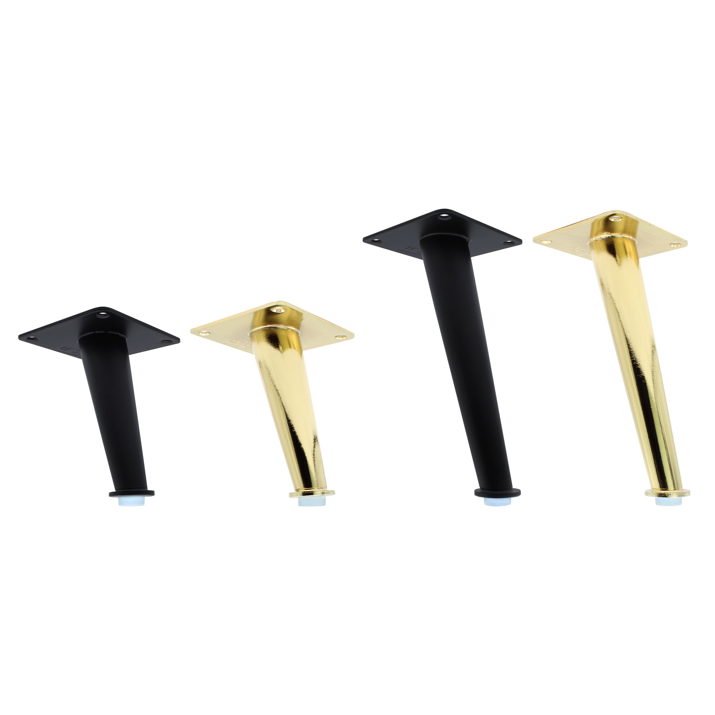 Lot de 4 pieds de meubles CONICAL