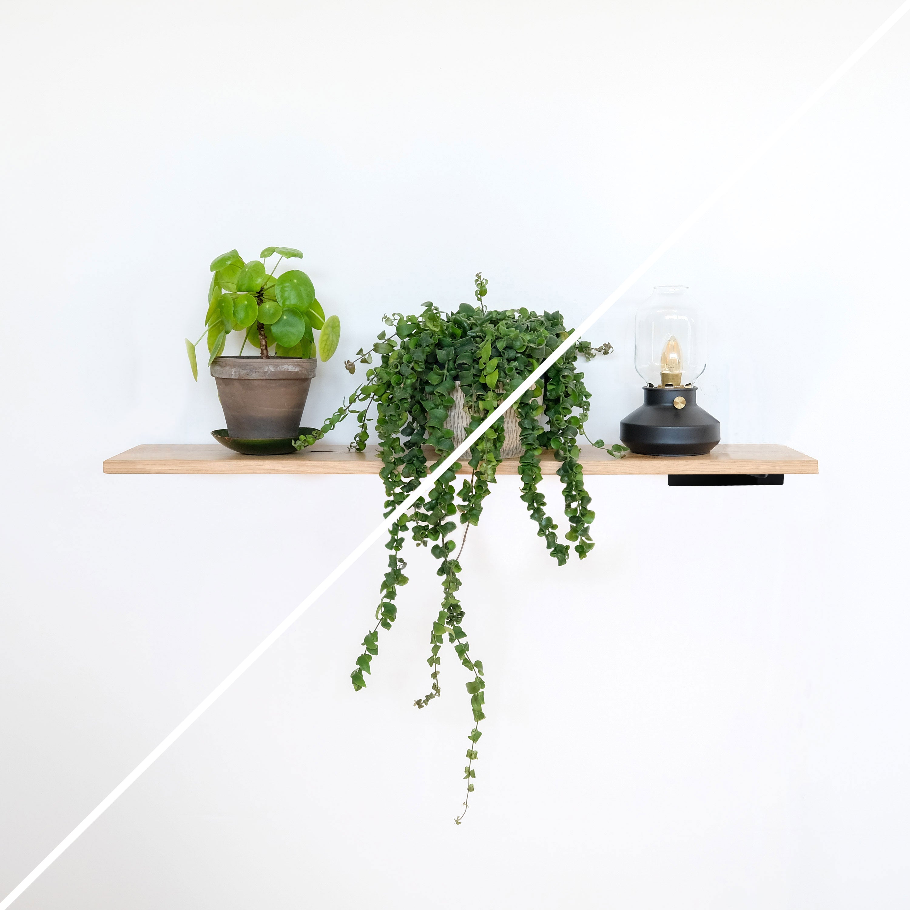 Lot de 2 supports d'étagères STEGLITZ