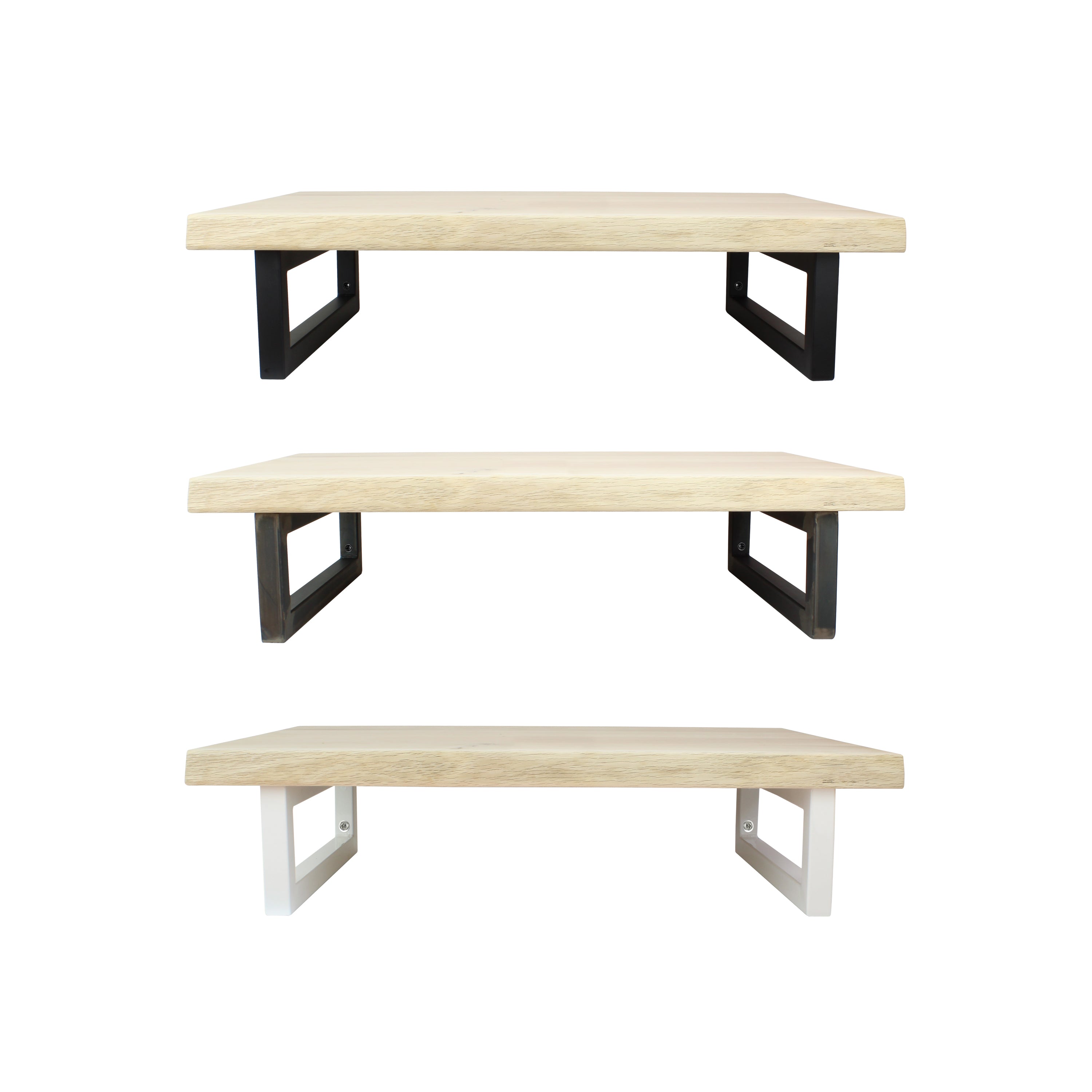 Lot de 2 consoles murales RECHTECK