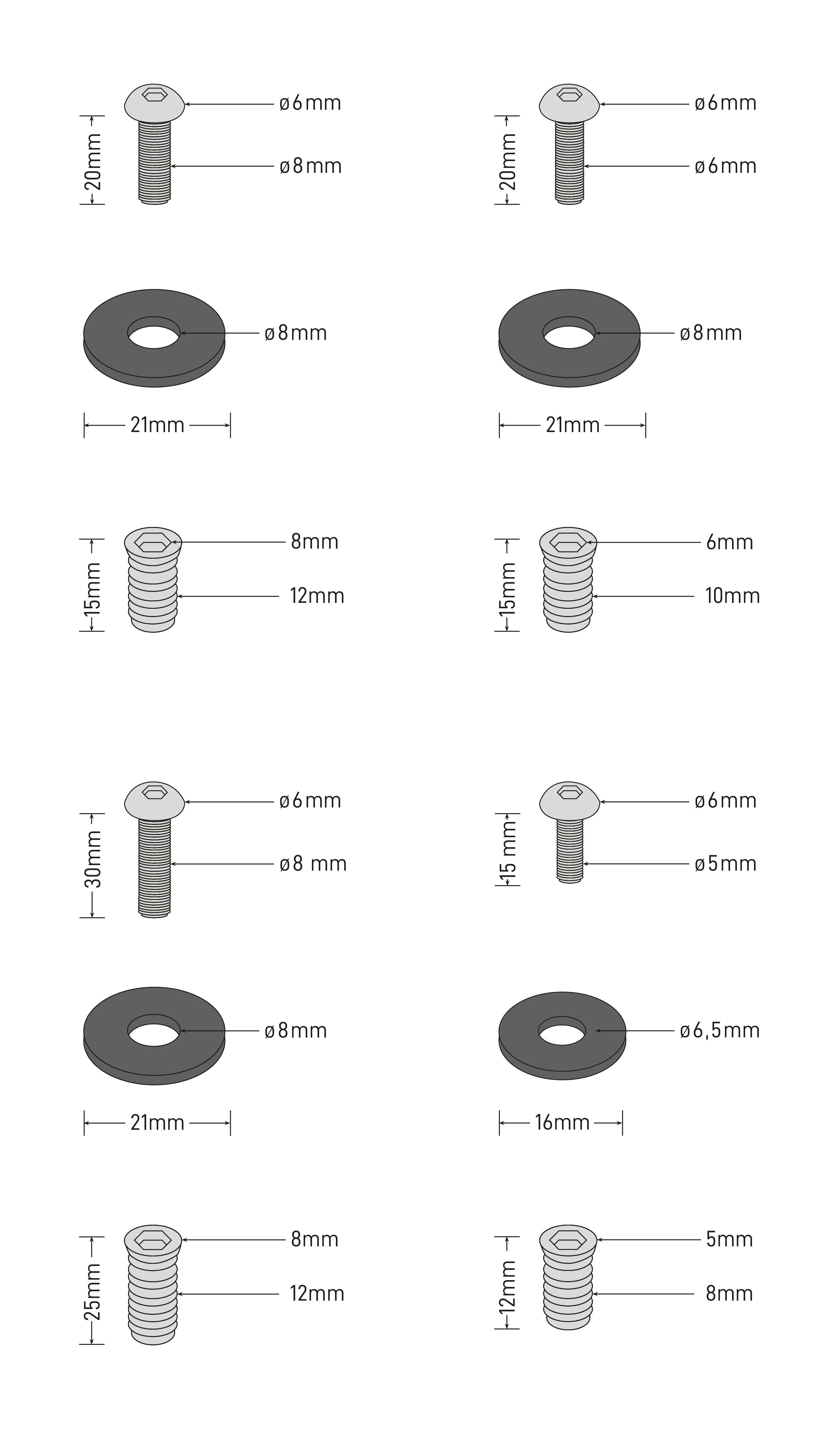 Les dimensions