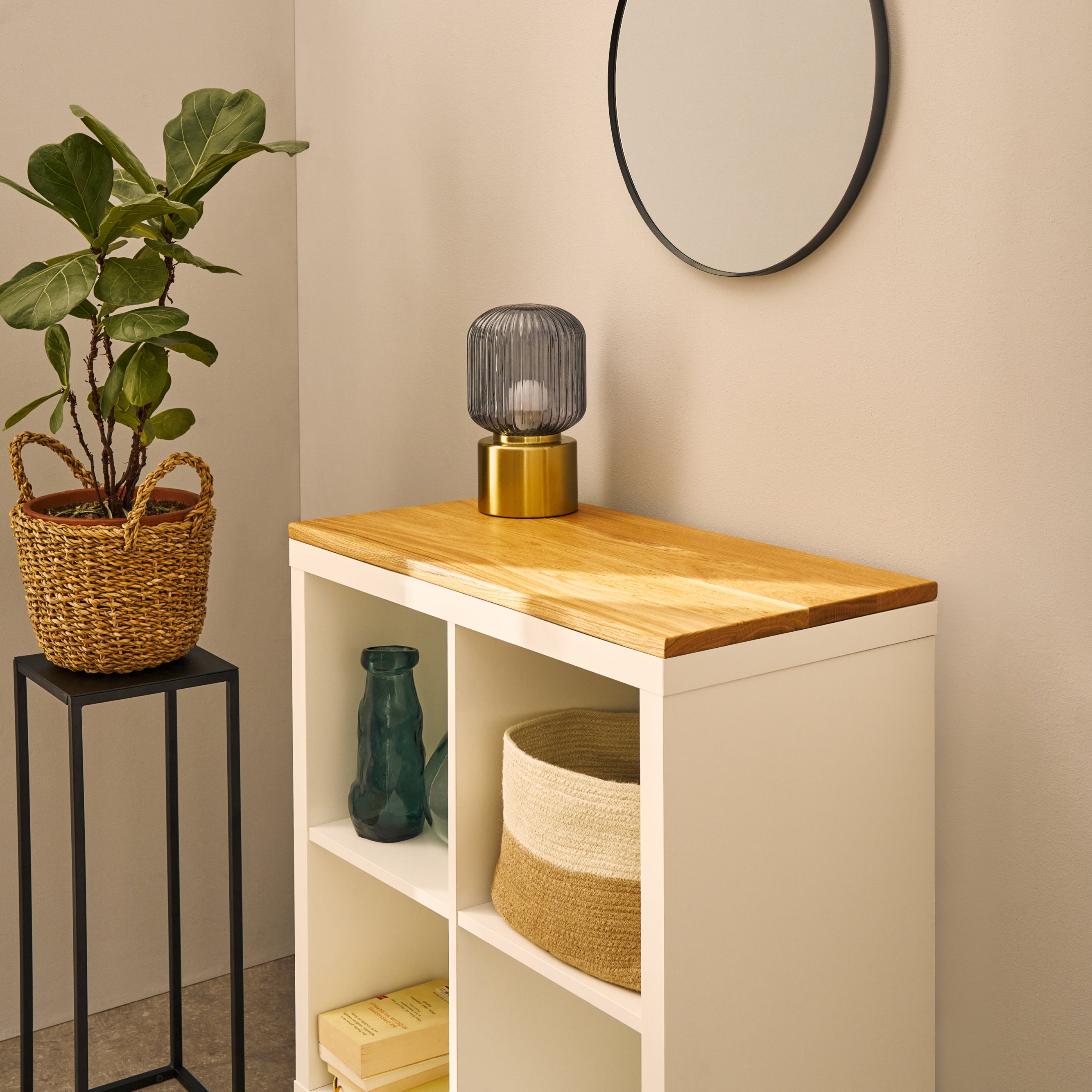 Shelf board EICHE - Cover panels for IKEA Kallax