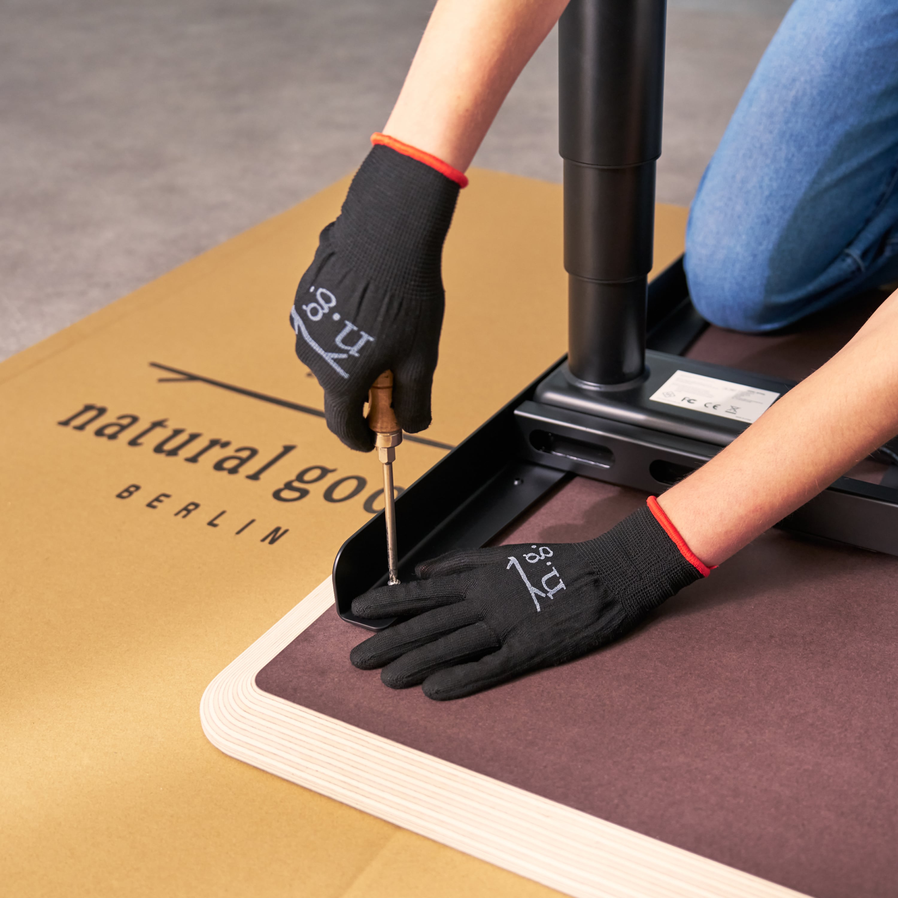 Piètement de table réglable en hauteur ECKIG