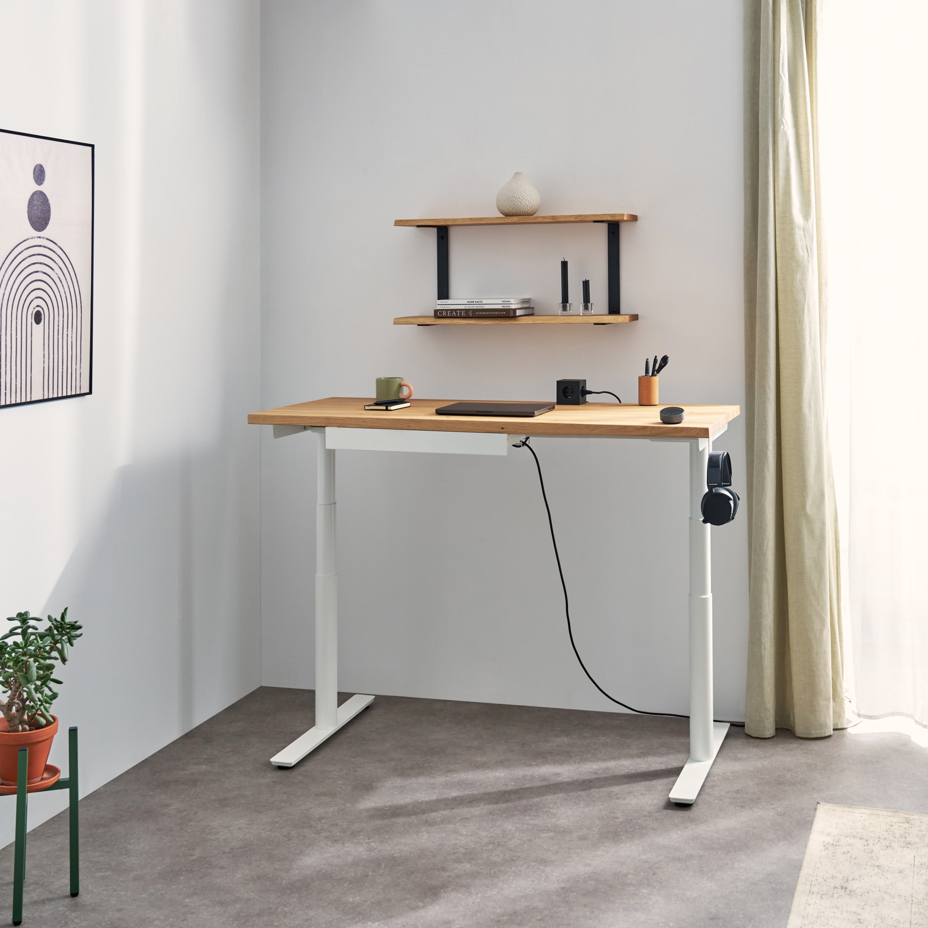 Piètement de table réglable en hauteur RONDE