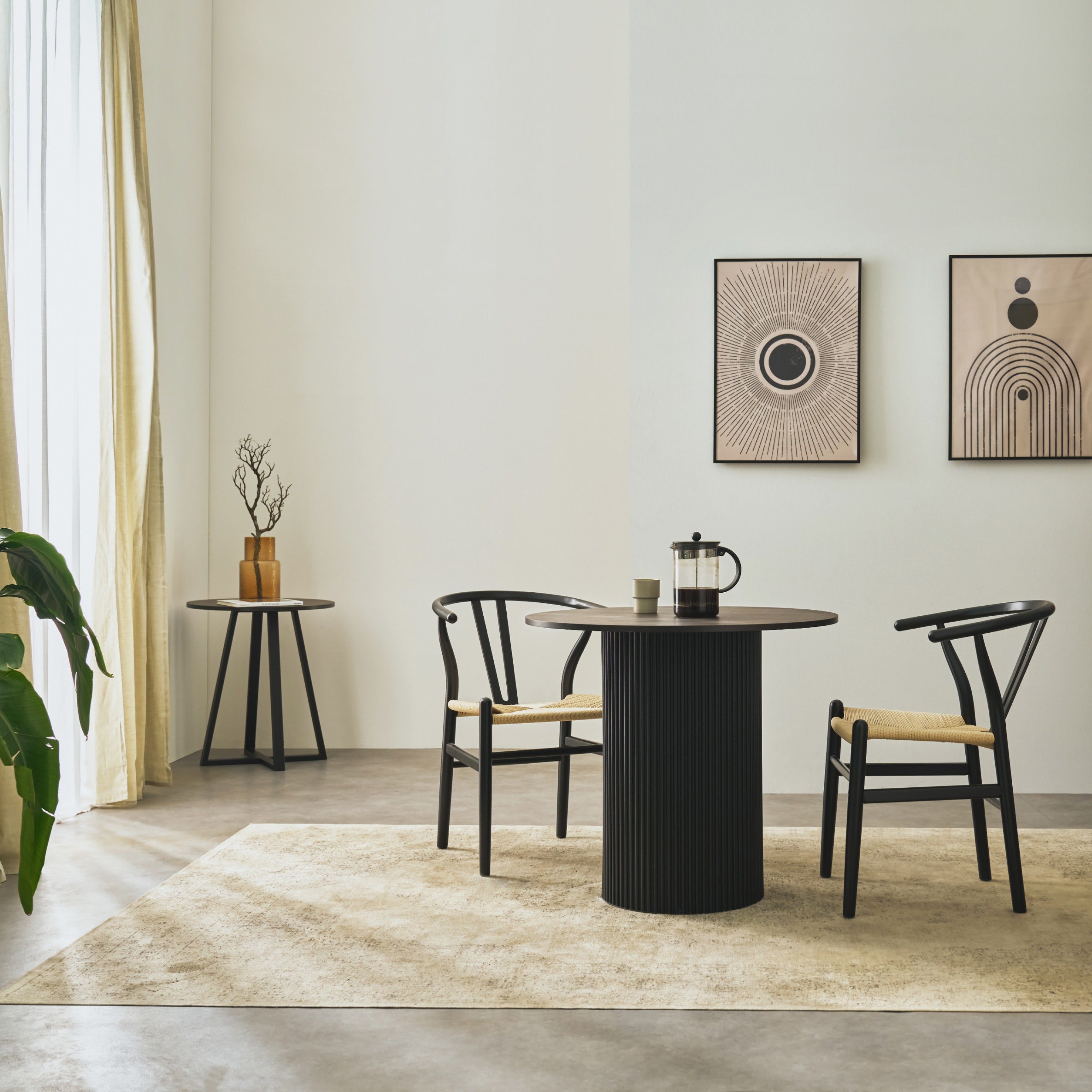 Colonne de table ROUND WAVY