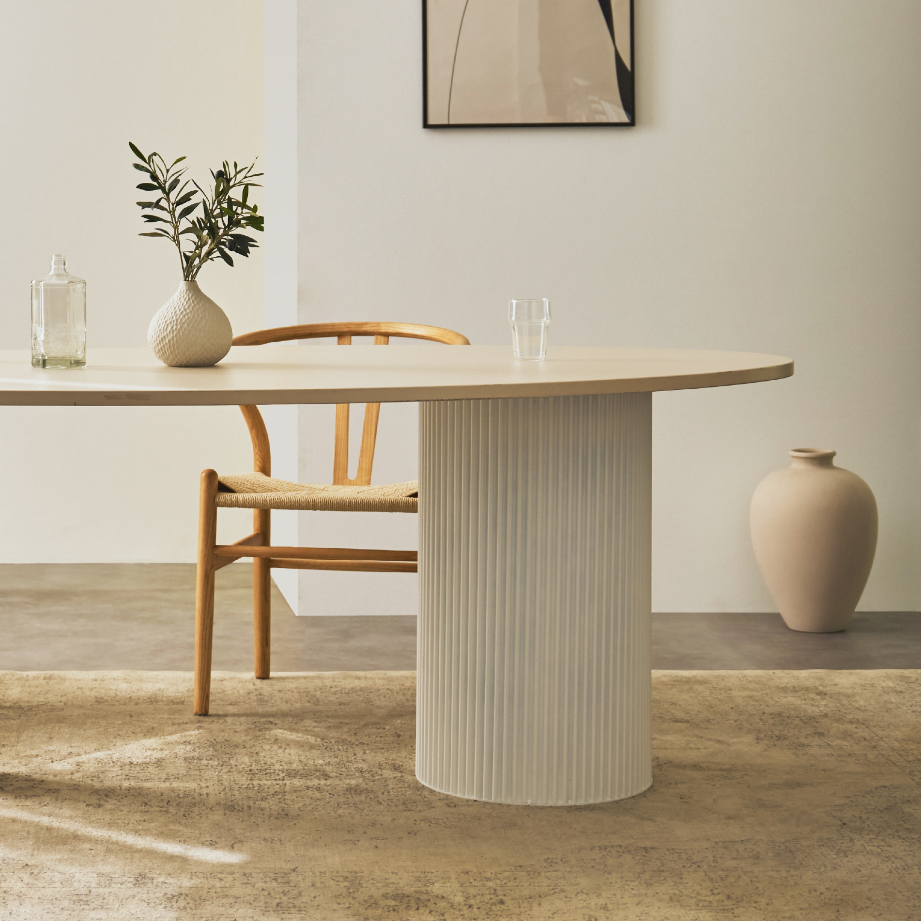 Colonne de table ROUND WAVY