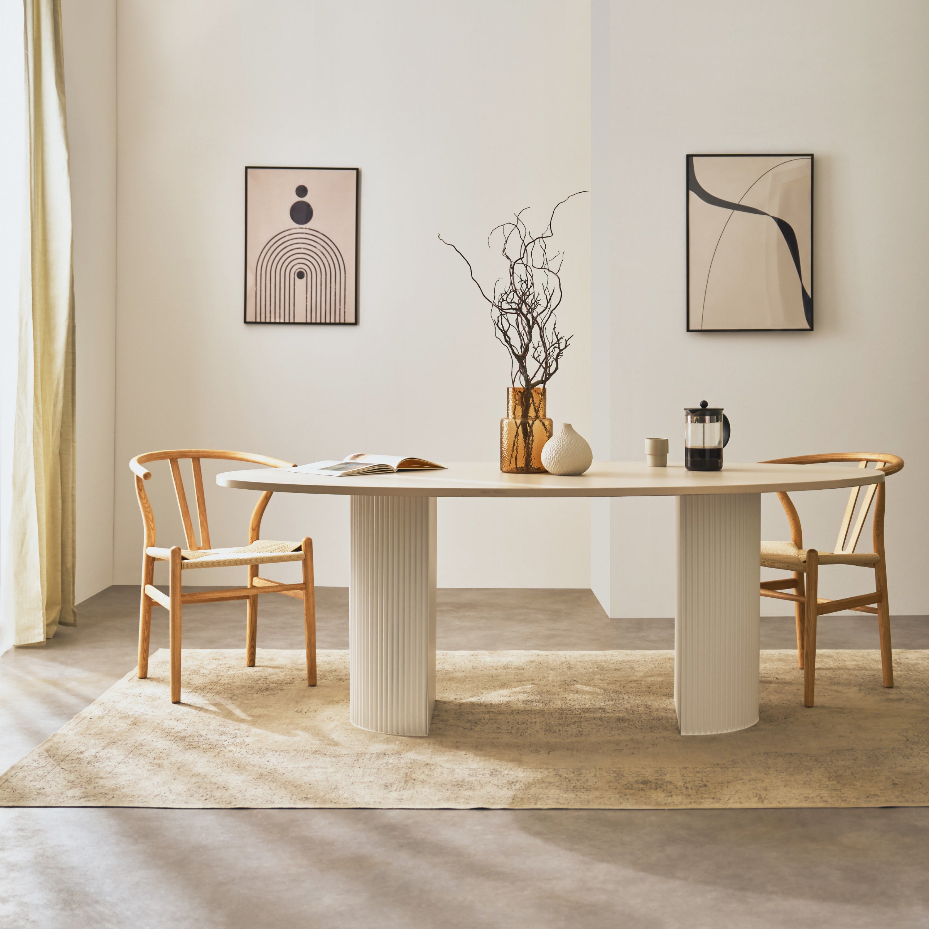 SEMICIRCLE WAVY table column
