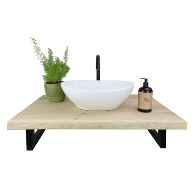 Lot de 2 consoles murales RECHTECK