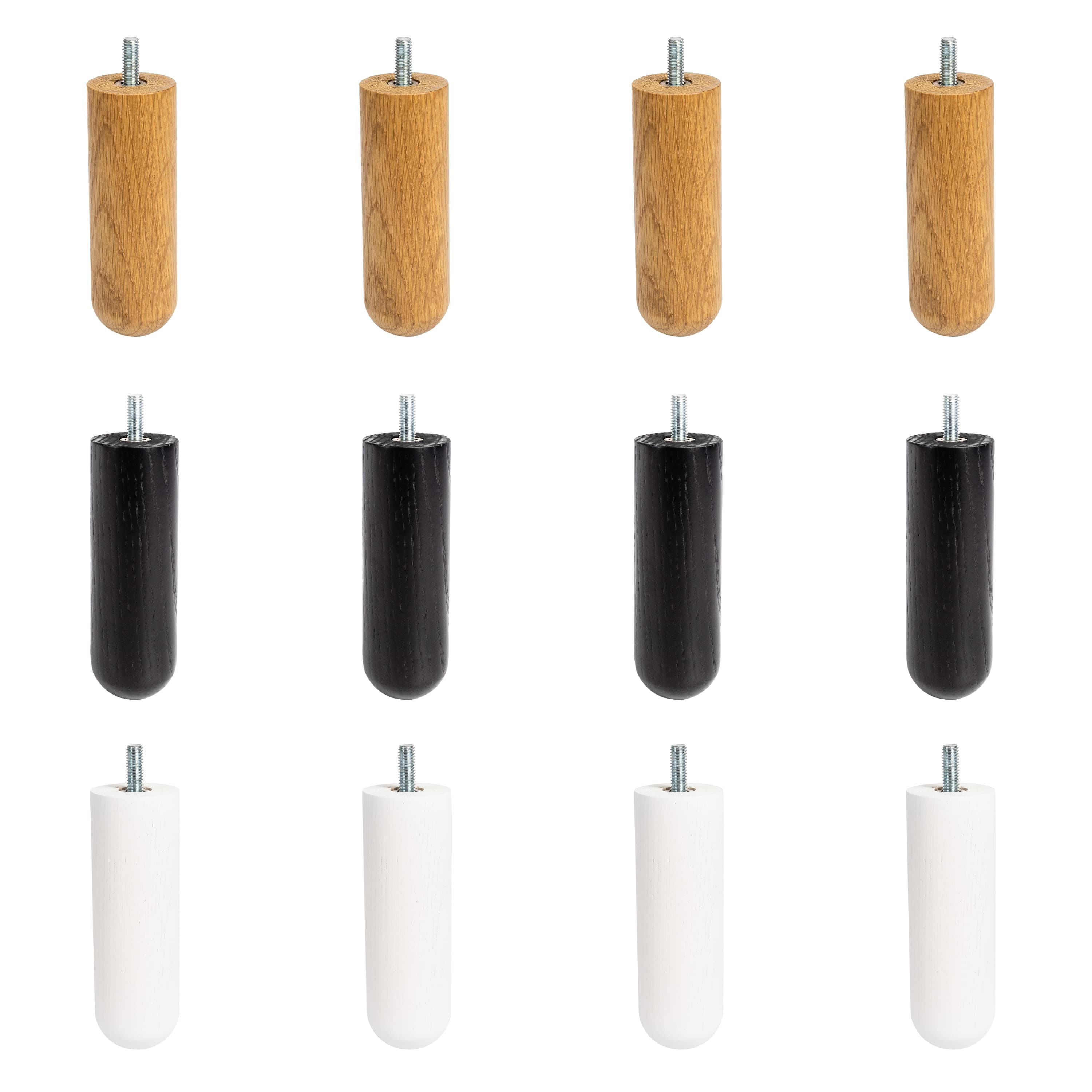 Set of 4 furniture feet FRITZ