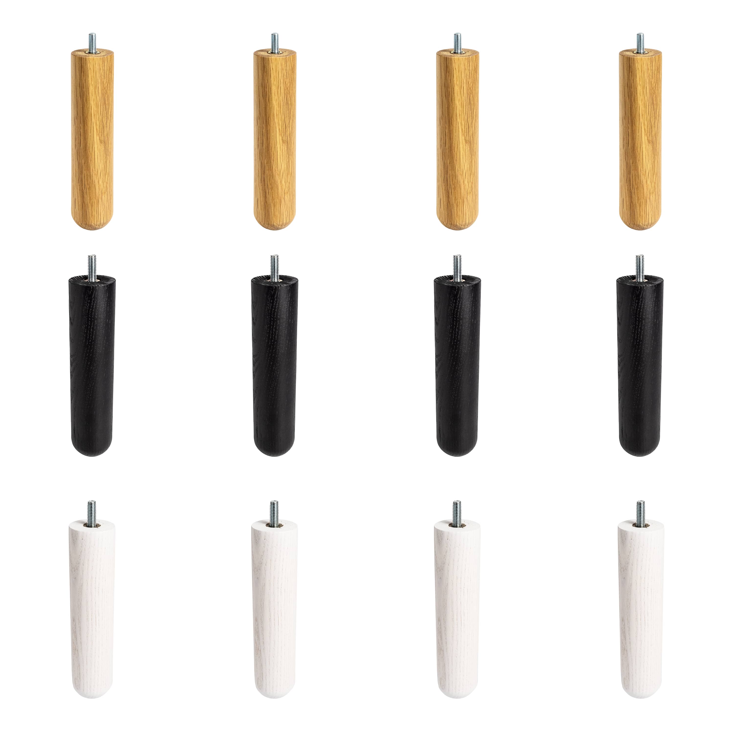 Set of 4 furniture feet FRITZ
