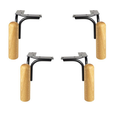 Lot de 4 pieds de meubles OSKAR