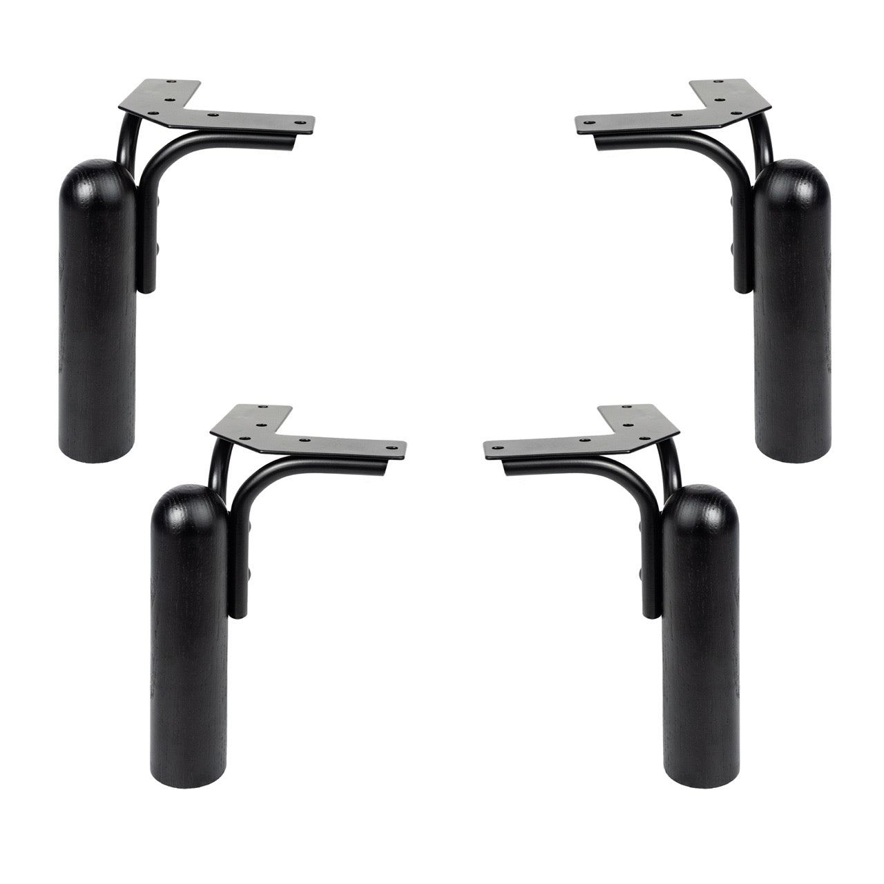 Lot de 4 pieds de meubles OSKAR