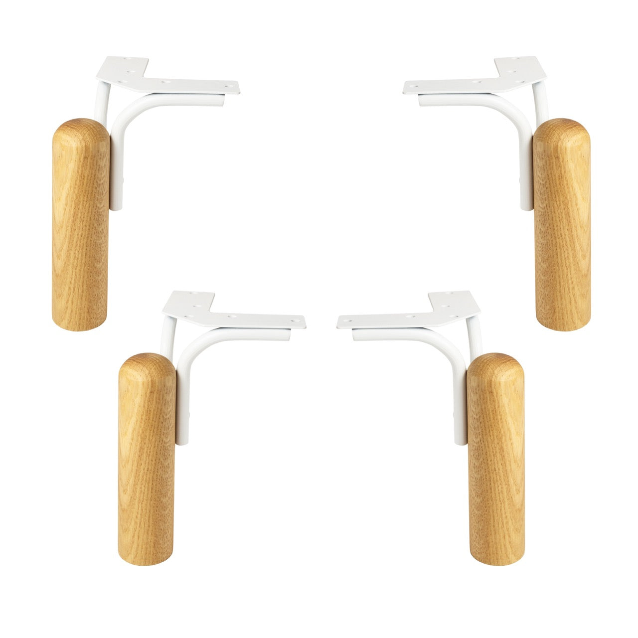 Lot de 4 pieds de meubles OSKAR
