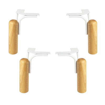 Lot de 4 pieds de meubles OSKAR