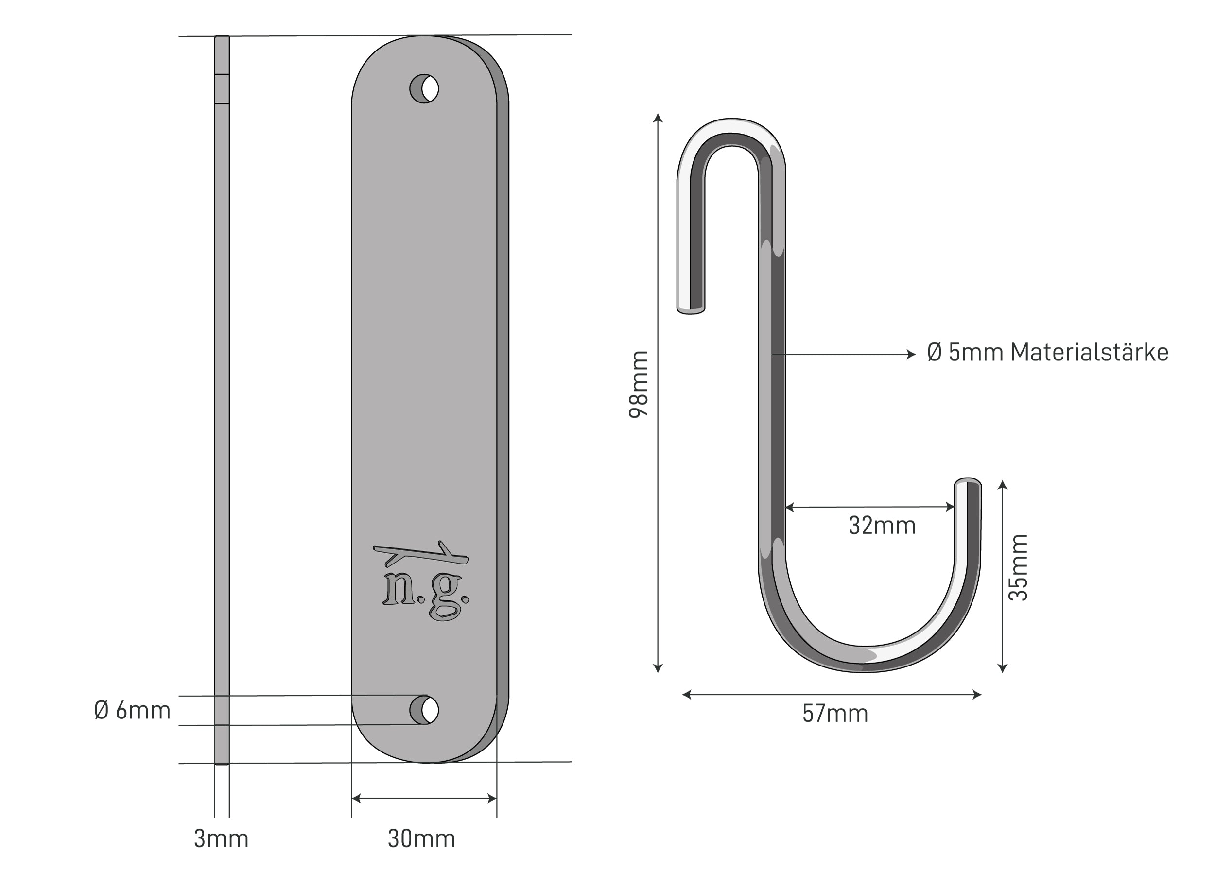 Les dimensions