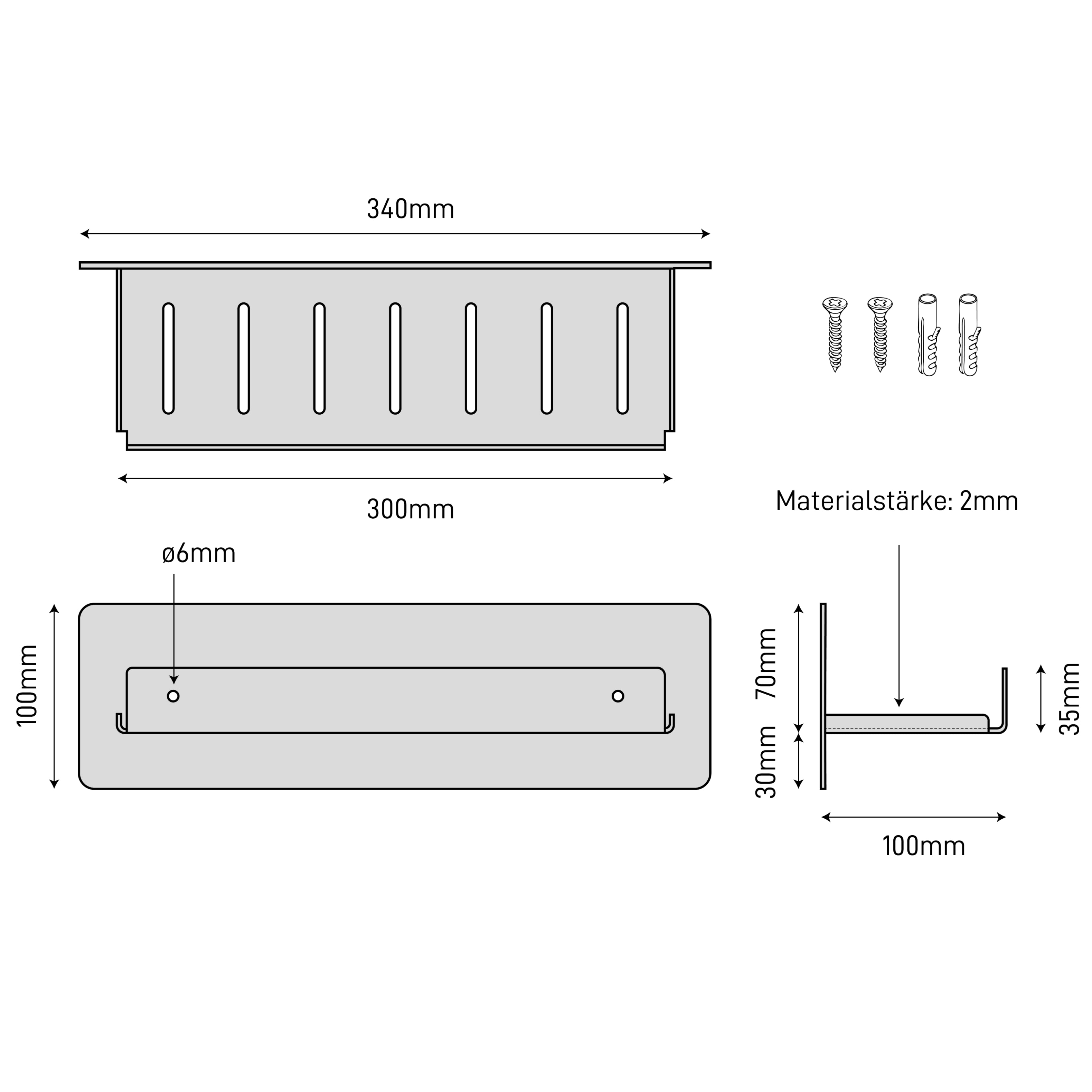 Les dimensions
