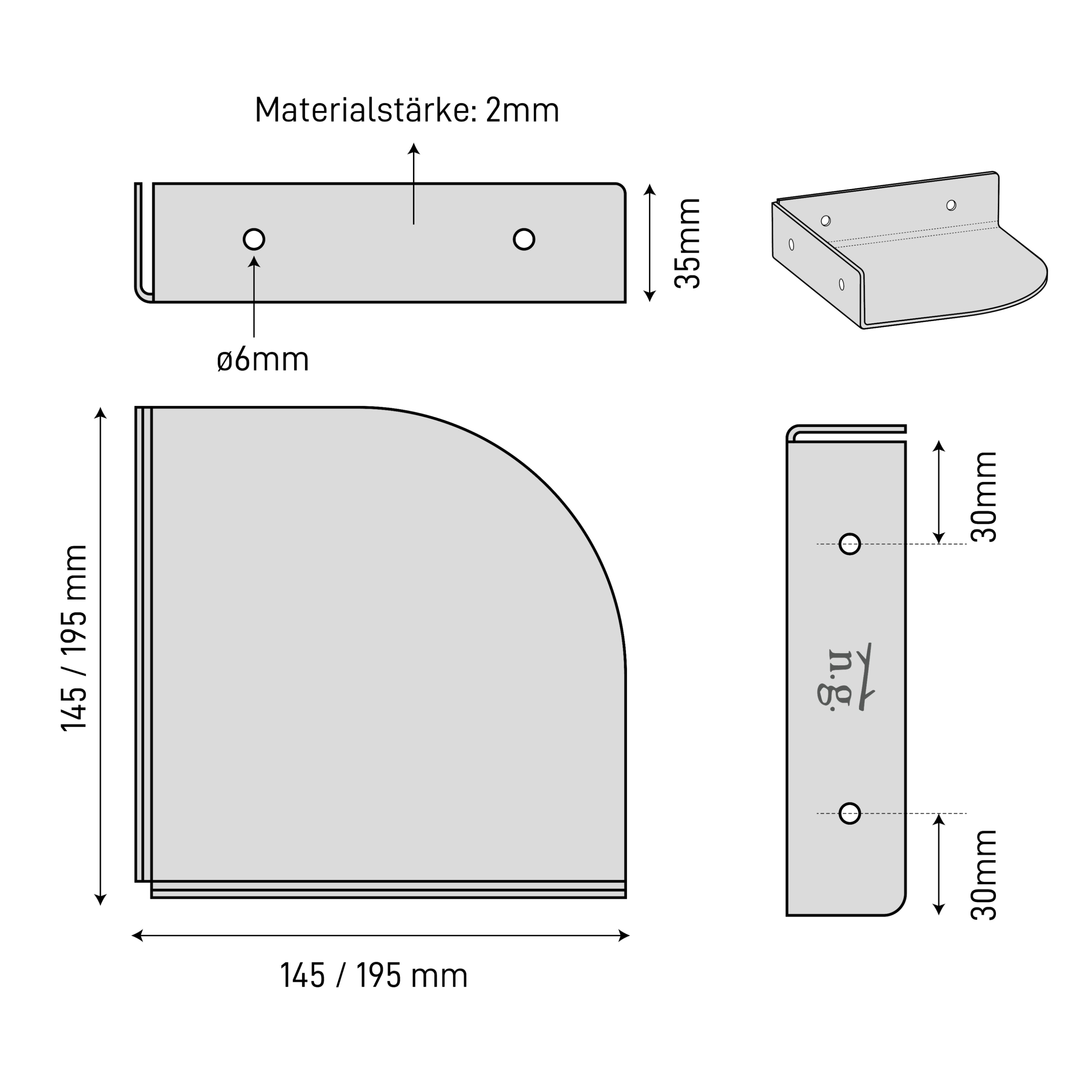 Les dimensions