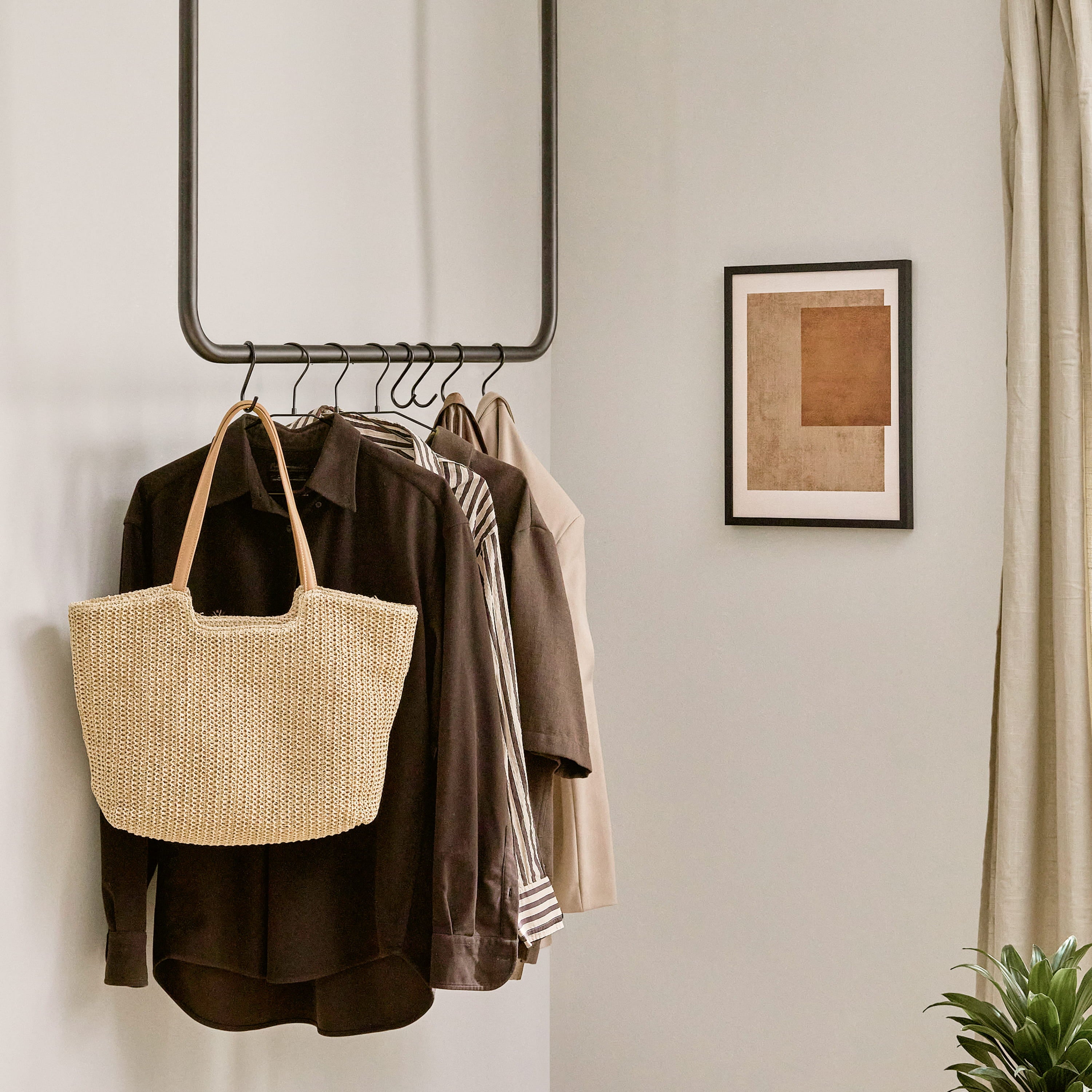 Clothes rail ROUND ceiling