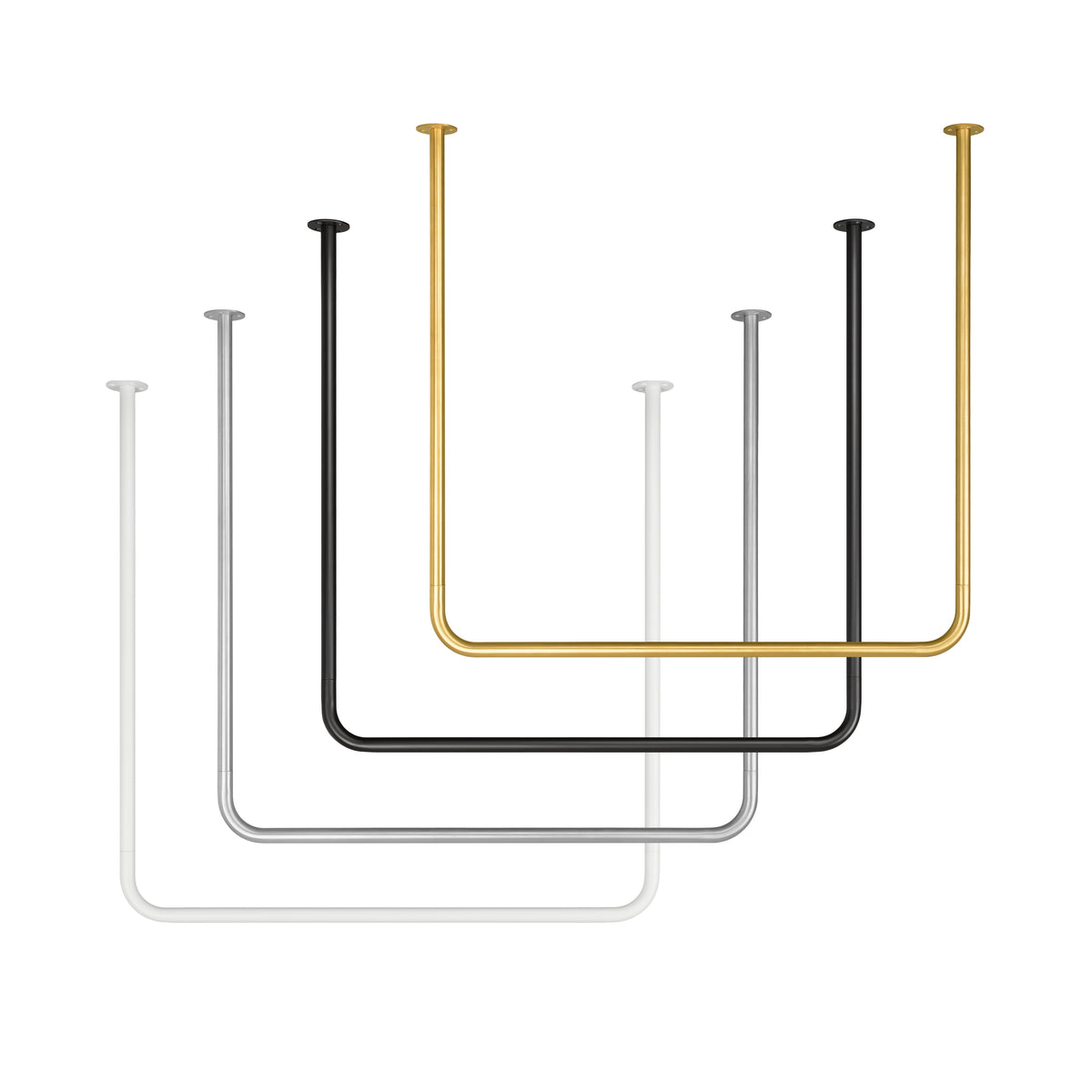 Clothes rail ROUND ceiling