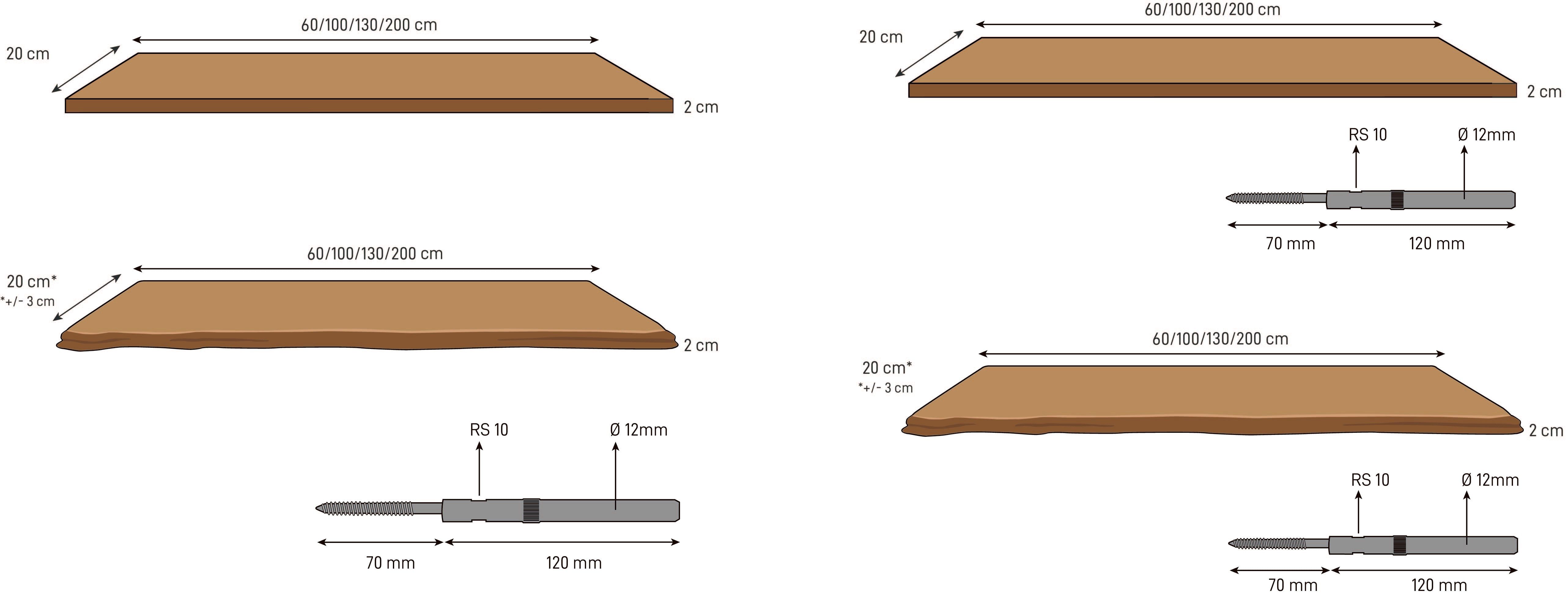 Les dimensions
