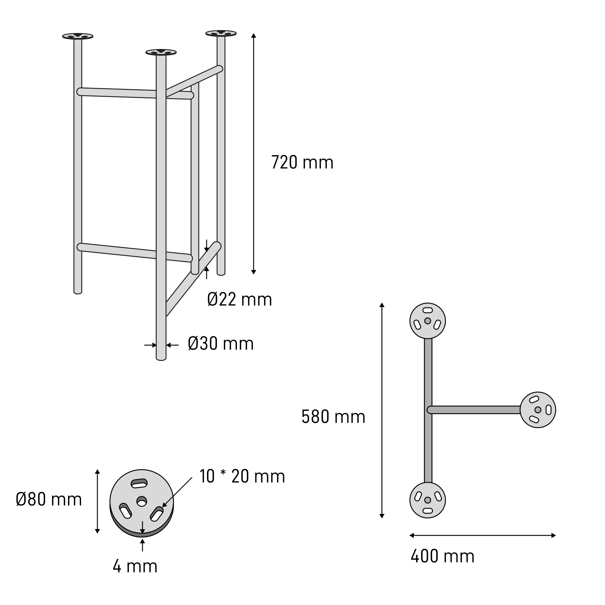 Les dimensions
