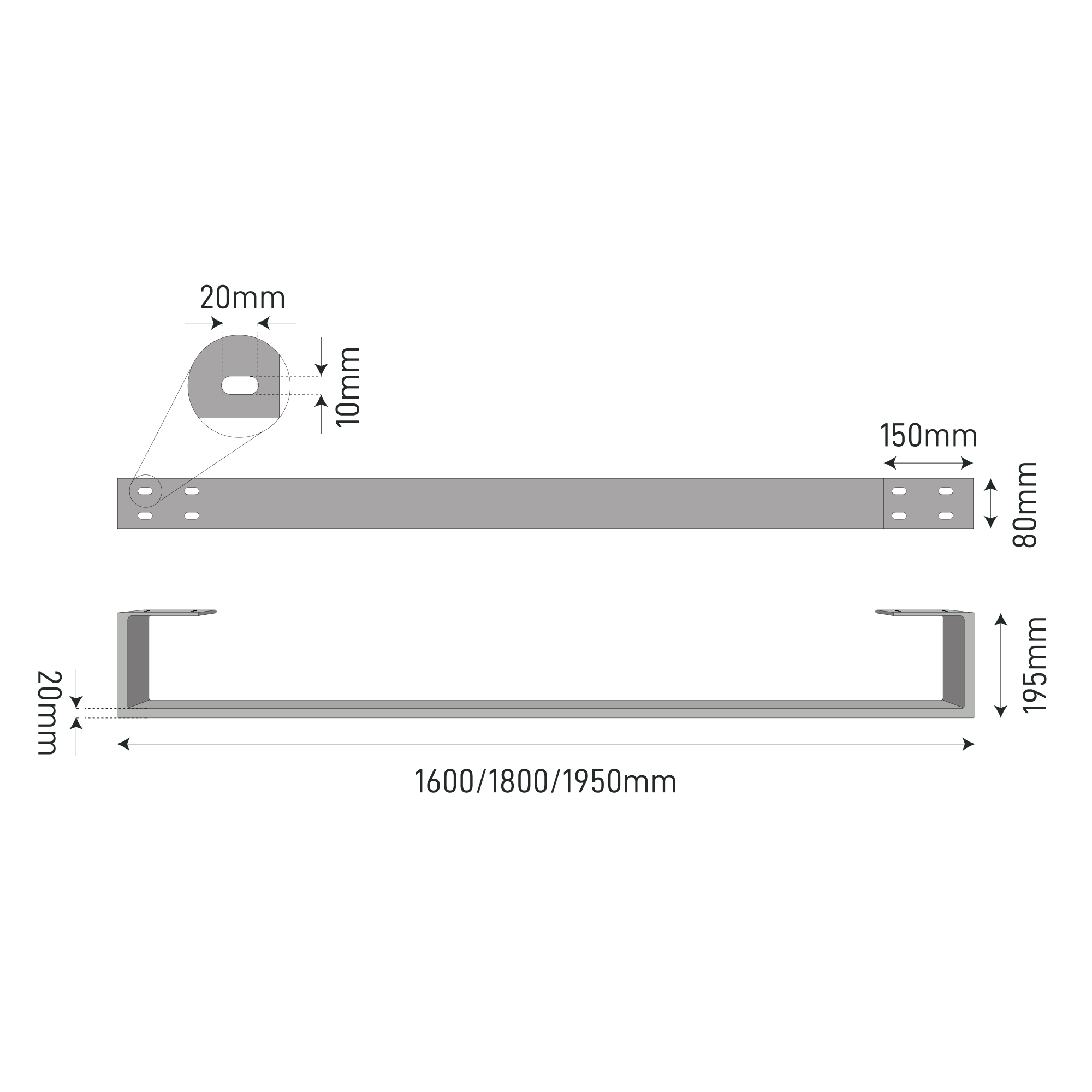 Les dimensions