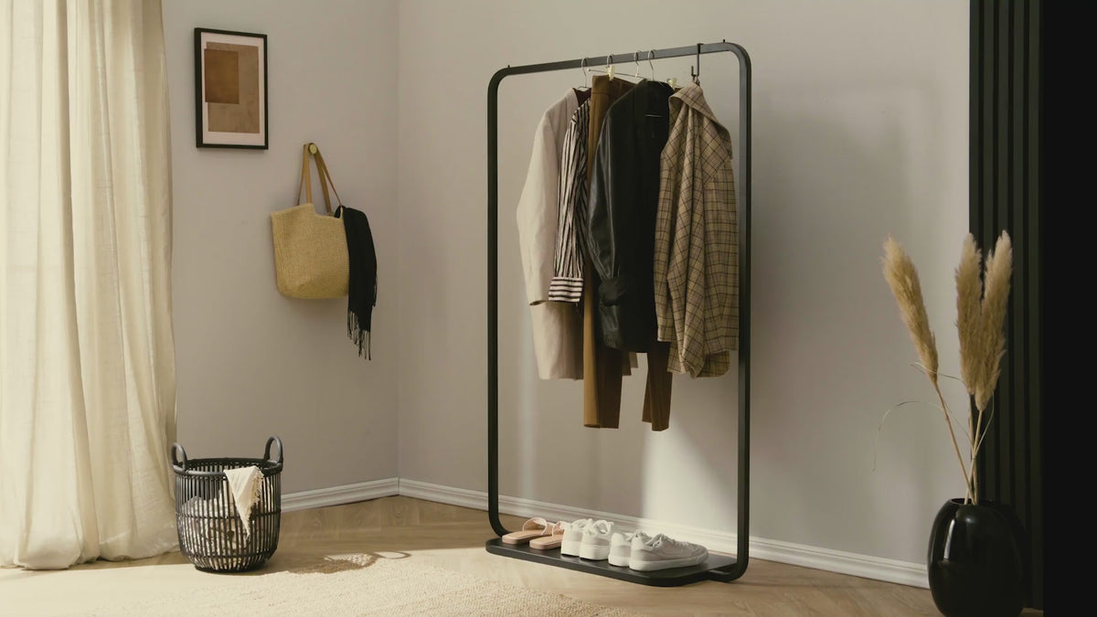 Load video: Clothes rack RADIUS