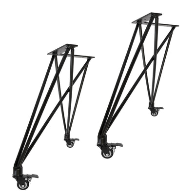 Lot de 2 piétements de table X ADJUSTABLE