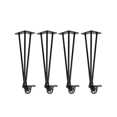 Lot de 4 HAIRPIN Legs 'n' Roll