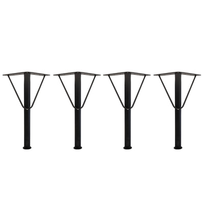 4er Set Möbelfüße V-PIPE