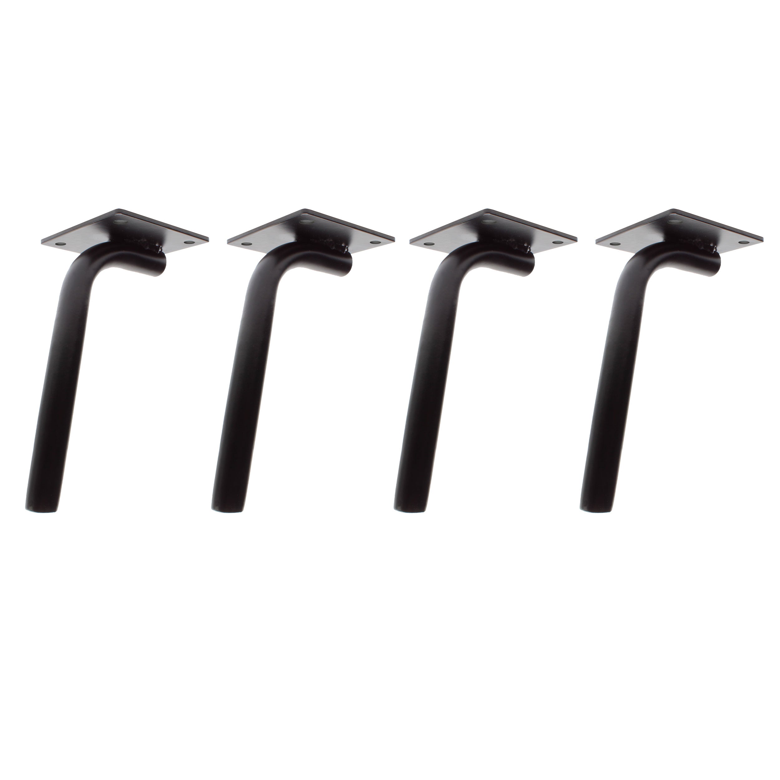 Lot de 4 pieds de meubles CURVED