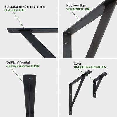 Set of 2 wall brackets MOABIT