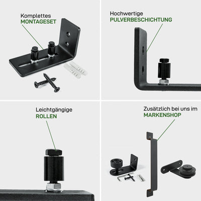 Système de porte coulissante GUIDE AU SOL