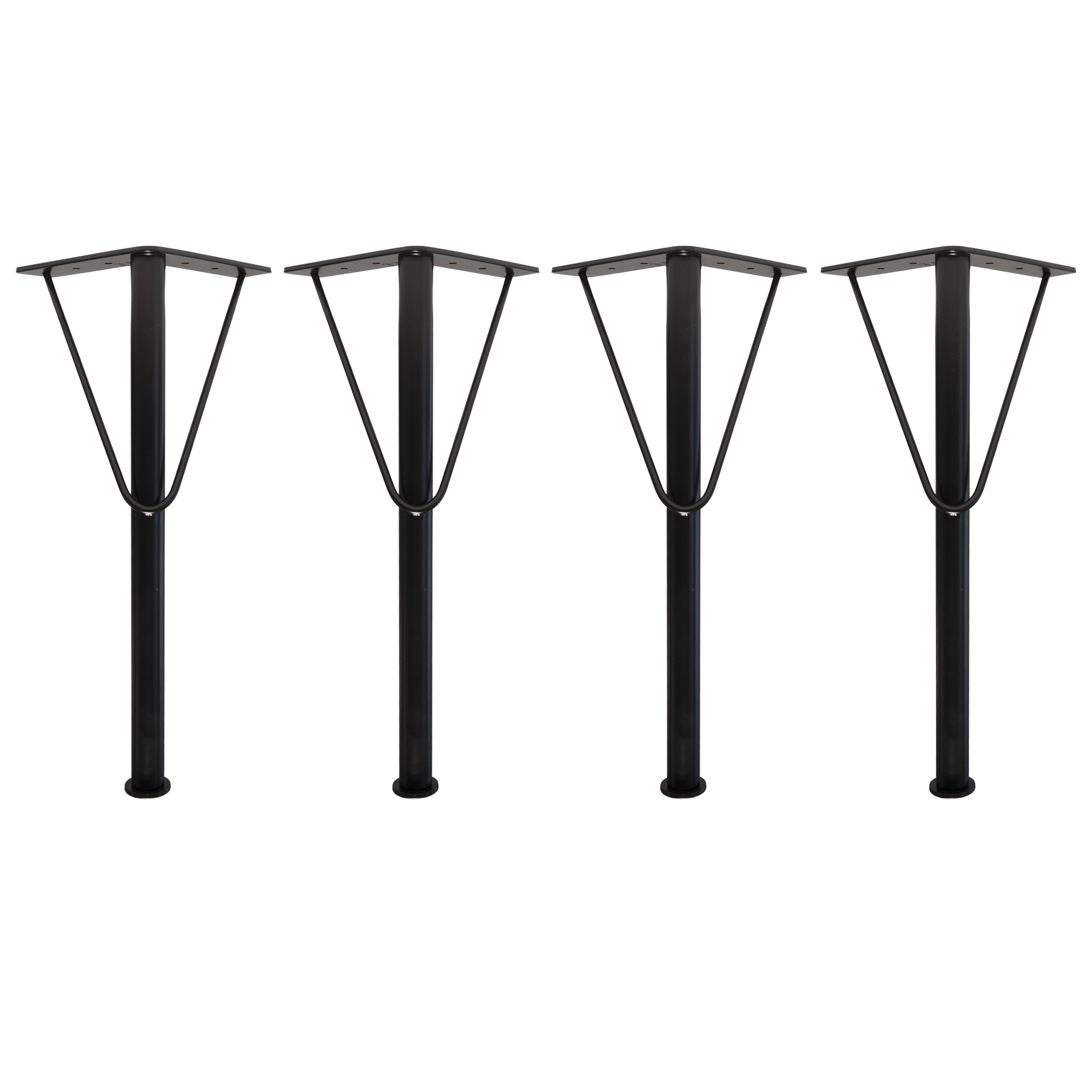 4er Set Möbelfüße V-PIPE